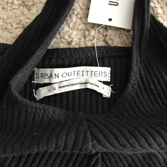 Urban outfitters shoulderless ribbed long sleeve top - Picture 3 of 5